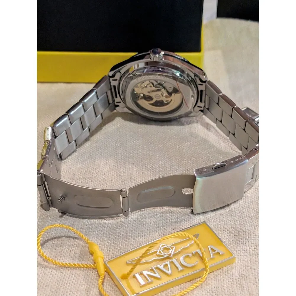 NEW Invicta Objet D'Art Excelsior Automatic Skeleton Watch Model 69452 with Box